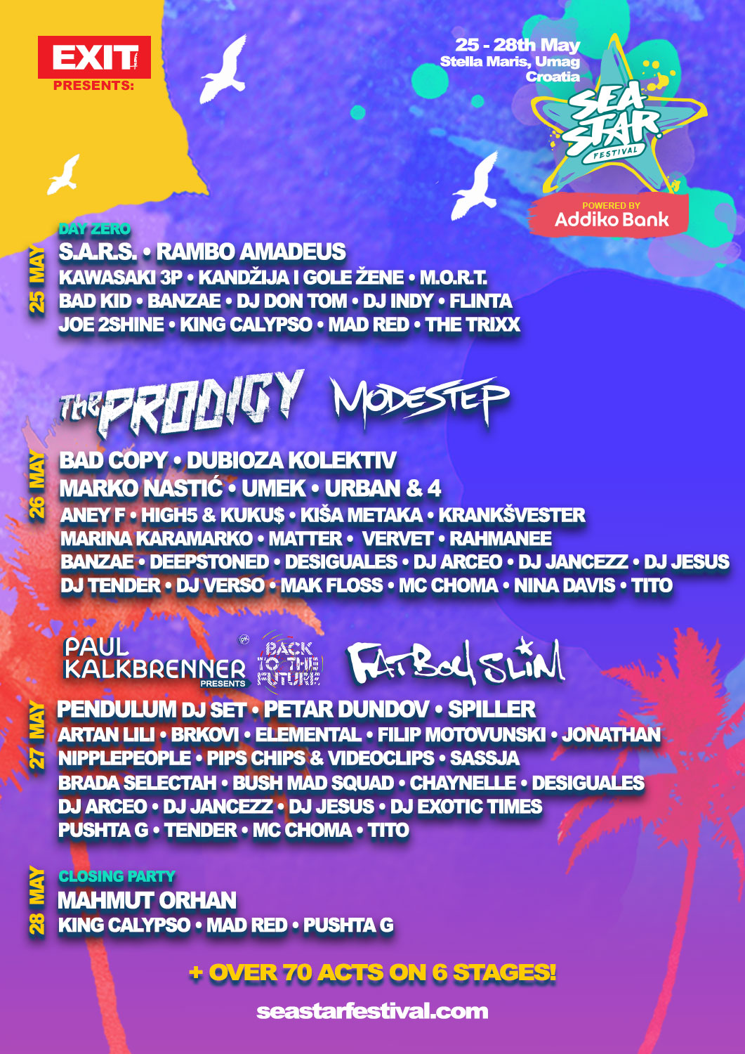 Sea Star Festival 2017 Lineup