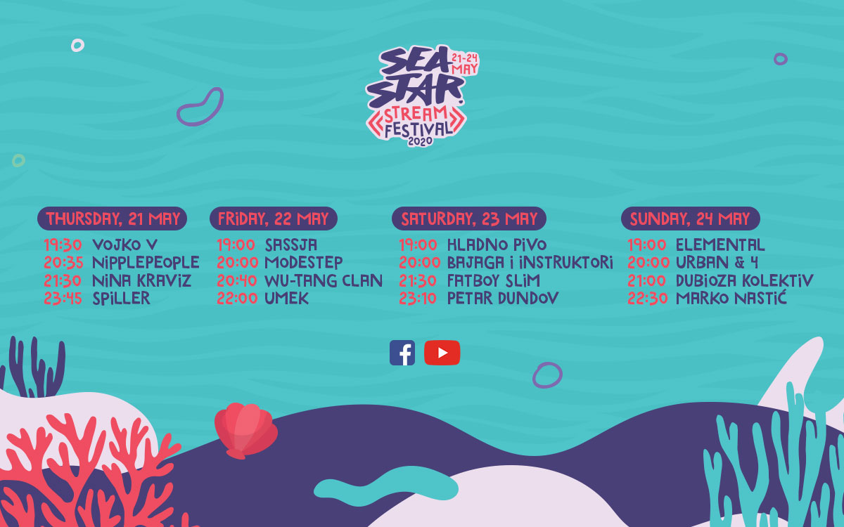 WuTang Clan, Fatboy Slim, Nina Kraviz and many others at Sea Star