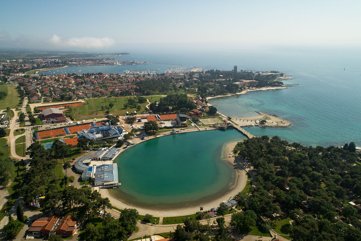 Umag fotografiran z dronom